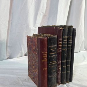 Lote de 7 Libros Antiguos de Tapa Dura - imagen 2