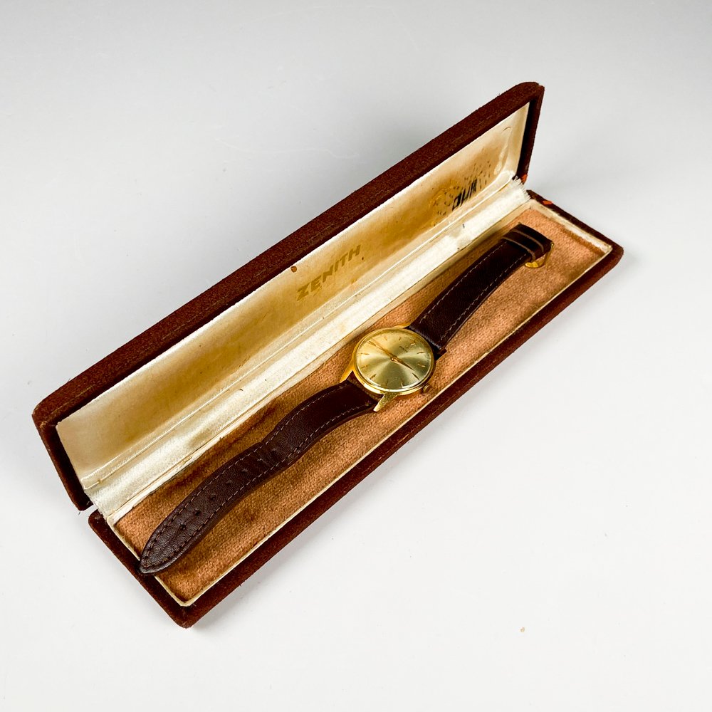 Reloj de oro Zenith, reloj de caballero con caja de oro - imagen 6