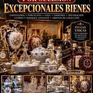 Lote anterior: Gran Remate por Sucesión: Cristalería, Porcelana, Loza, Jarrones y Objetos de Decoración