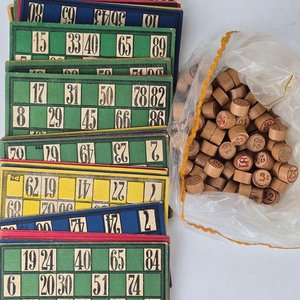 Lote de Juegos Antiguos: Bingo, Ajedrez, Naipes y Rompecabezas - imagen 7