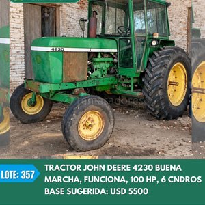Lote anterior: Tractor John Deere 4230 Usado en Venta