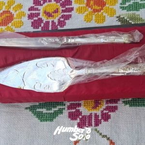 Lote siguiente: Lote 81 Pala y cuchillo para postre muy fino