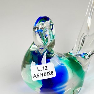 Figura de cristal murano ave, altura 11 cm - imagen 4
