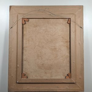 Óleo sobre lienzo "Escena Ecuestre" de Alfredo Blengio, firmado - imagen 9