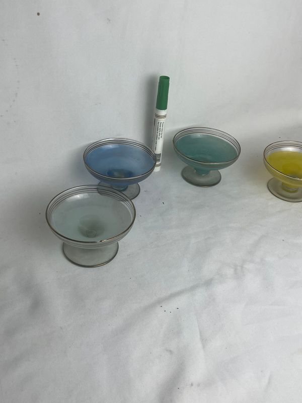 Lote siguiente: Copas de Vidrio con Marcador