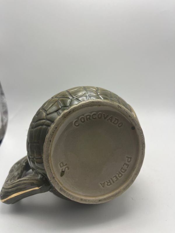 Jarra de cerveza cerámica con símbolos masones y fecha 1968 - imagen 6