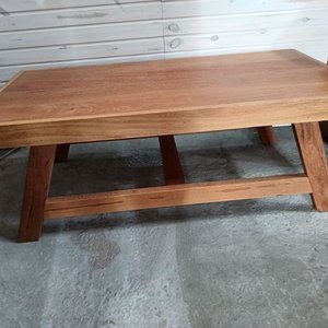 Mesa Ratona Madera Maciza Fundamento Rectangular - imagen 5