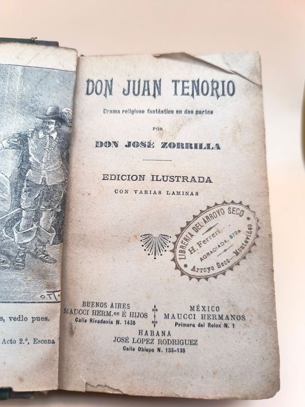 Libro antiguo de Don Juan Tenorio, José Zorrilla Ed. Maucci - imagen 3