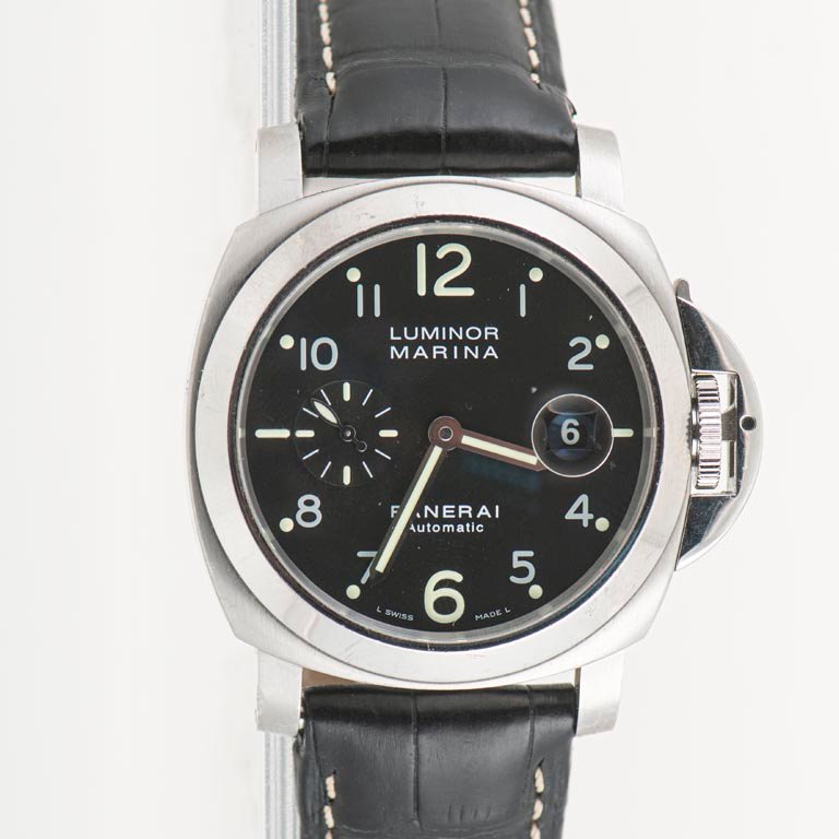 Reloj Panerai Luminor Marina Automático Acero 44mm PAM00164 Caja y Documentos