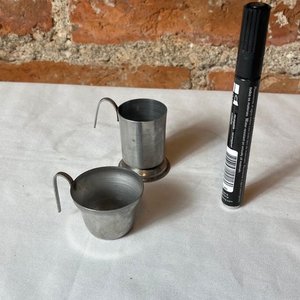 Par de Medidas para Whisky de Metal - imagen 1