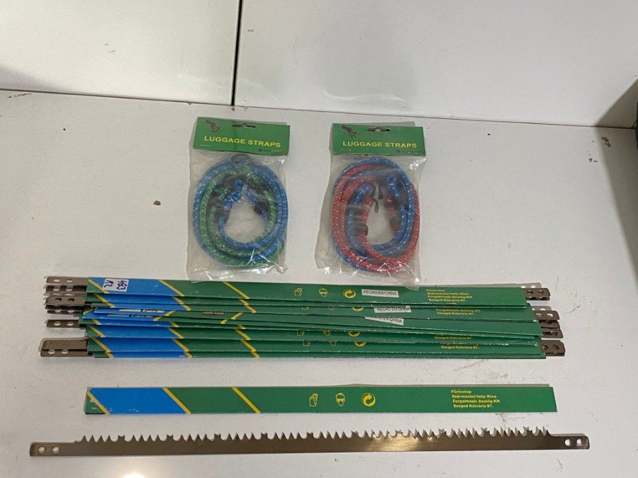 Lote siguiente: Correas elásticas y herramientas metálicas para equipaje