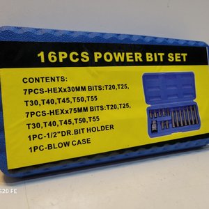 Set de 16 Puntas de Potencia con Estuche Azul - imagen 3
