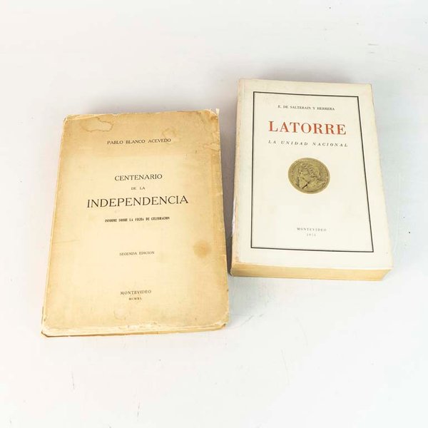 Dos Libros Históricos Uruguayos: La Unidad Nacional y Centenario de la Independencia - imagen 1