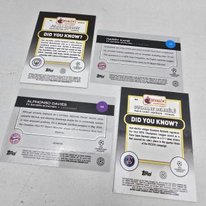 Pack de 4 Tarjetas de Fútbol Topps y Merlin: Kane, Davies, Álvarez, Dembélé - imagen 4