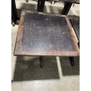 Par de Mesas Bar Cuadradas de Madera Delfino Álvarez - imagen 2