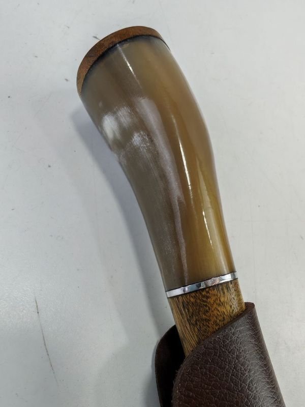 Cuchillo Criollo De Acero, 34cm de largo total y hoja 22cm de largo - imagen 7