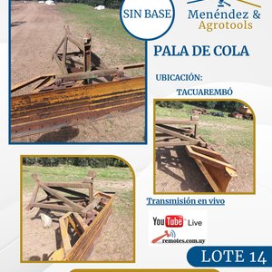 Pala Niveladora de Arrastre para Tractor - imagen 1