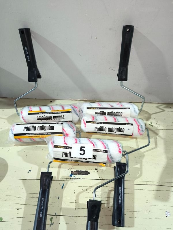 5 RODILLOS PINTAR - Paquetes de pintura y herramientas - imagen 3