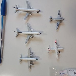 Lote de 5 Aviones a Escala 1/500 Herpa - LOT Polish Airlines - imagen 3