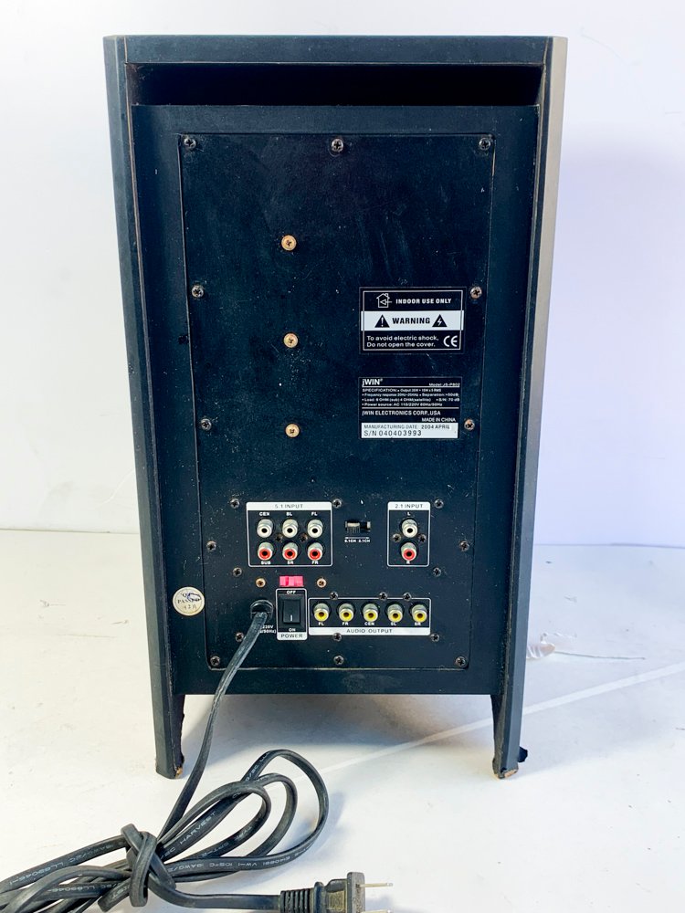Subwoofer Potenciado JWIN - Equipo de Sonido - imagen 3