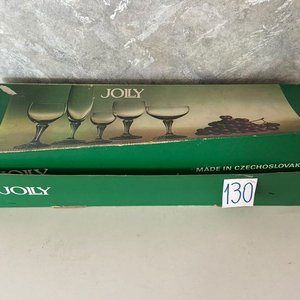 Lote siguiente: Juego de 6 Copas de Cristal "JOILY" Made in Czechoslovakia