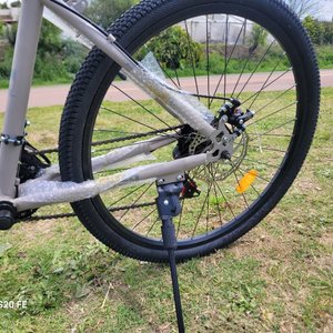 Bicicleta de Montaña Rodado 26 Color Gris Claro/Beige - imagen 5