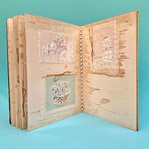 Colección de Tarjetas Artesanales en Pergamino: Casamiento y 15 Años - imagen 6