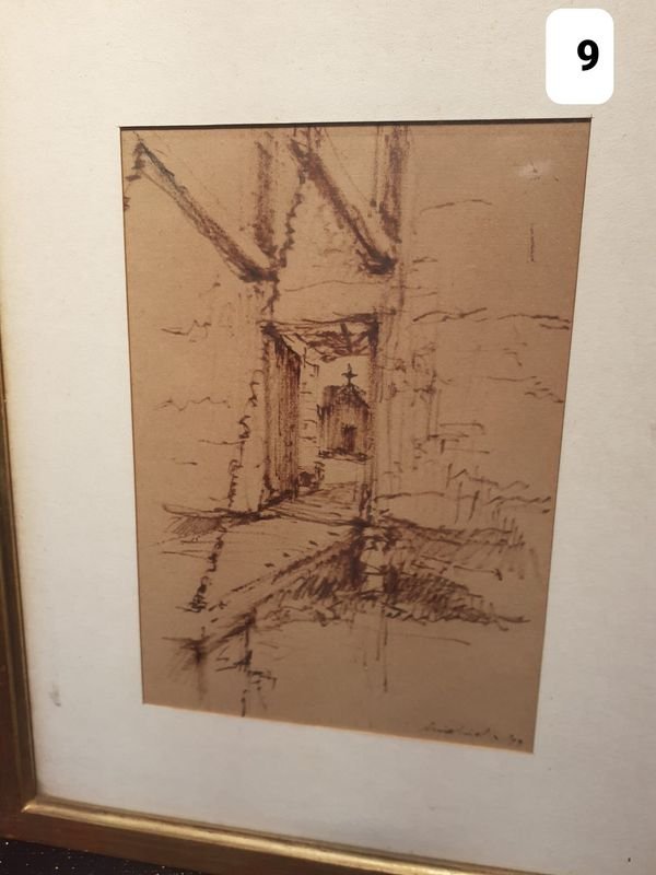 Dibujo enmarcado de la Puerta de San Miguel - imagen 2