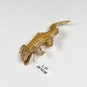 Lote anterior: Prendedor Fantasía Grande Diseño Lagarto con Brillantes Dorados