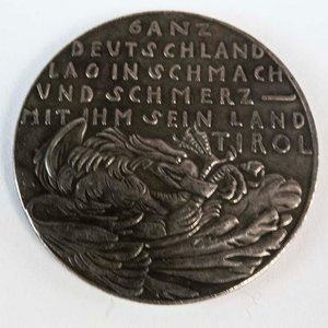 Medalla Conmemorativa Anexión Tirol a Alemania 1921 - imagen 2