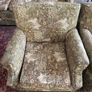 Par de Sillones Individuales Tapizados con Estampado Floral Clásico - imagen 7