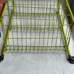 Carrito Organizador Verde Lima con 3 Bandejas Rejilla y Ruedas - imagen 7