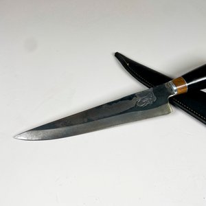 Cuchillo hoja de acero 21 cm, con vaina - imagen 4