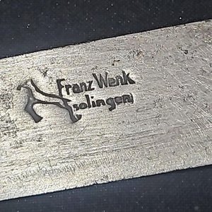 Cuchillo Franz Wenk Solingen Hoja 17 cm - imagen 4