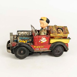 Auto de chapa litografiada made in Japan  - Medidas: 23cm - imagen 2