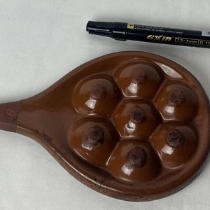 Provolera de Cerámica Marrón para 6 Porciones - imagen 3