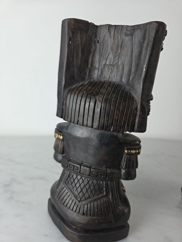 Esculturas mexicanas de madera con incrustaciones de oro - imagen 6