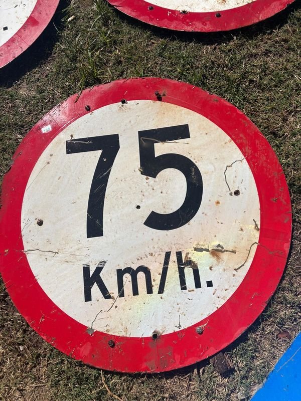 Cartel Señalización Velocidad 75 Km/h Diámetro 75 cm - imagen 1