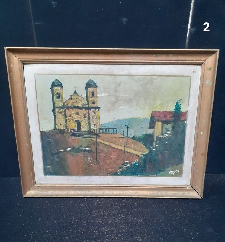 CUADRO PINTADO SOBRE MADERA - Arte y Decoración