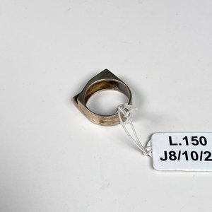 Anillo de Plata y Oro con Tres Circones - imagen 4