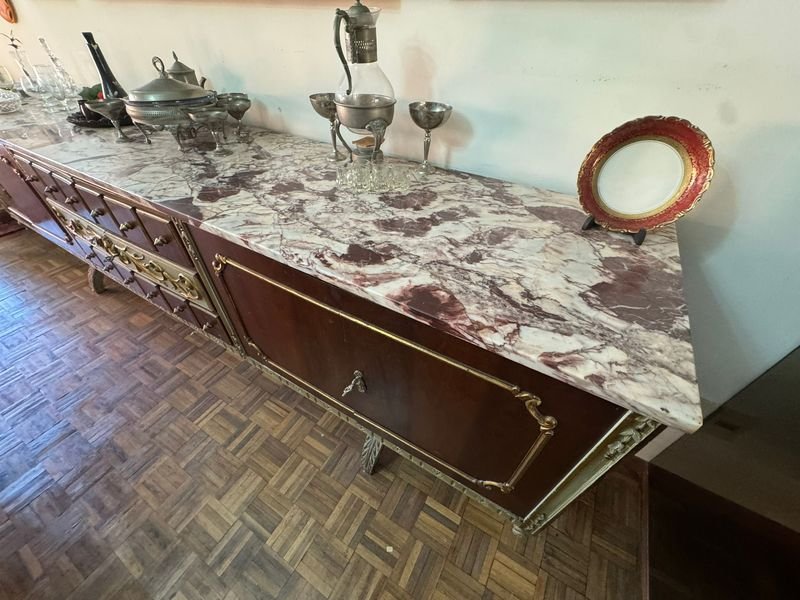 Aparador Francés con Marmol y Decoración - imagen 15