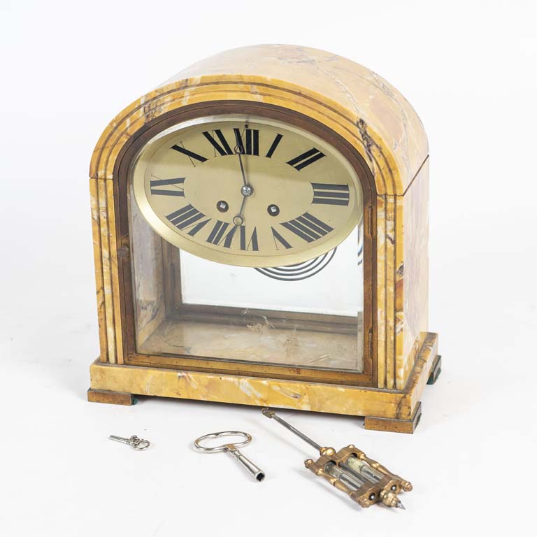 Reloj de mesa con carillón y pendulo de mercurio - imagen 1