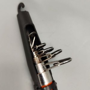 Caña de Pescar Telescópica Naranja 2.70m 5 Tramos - imagen 2