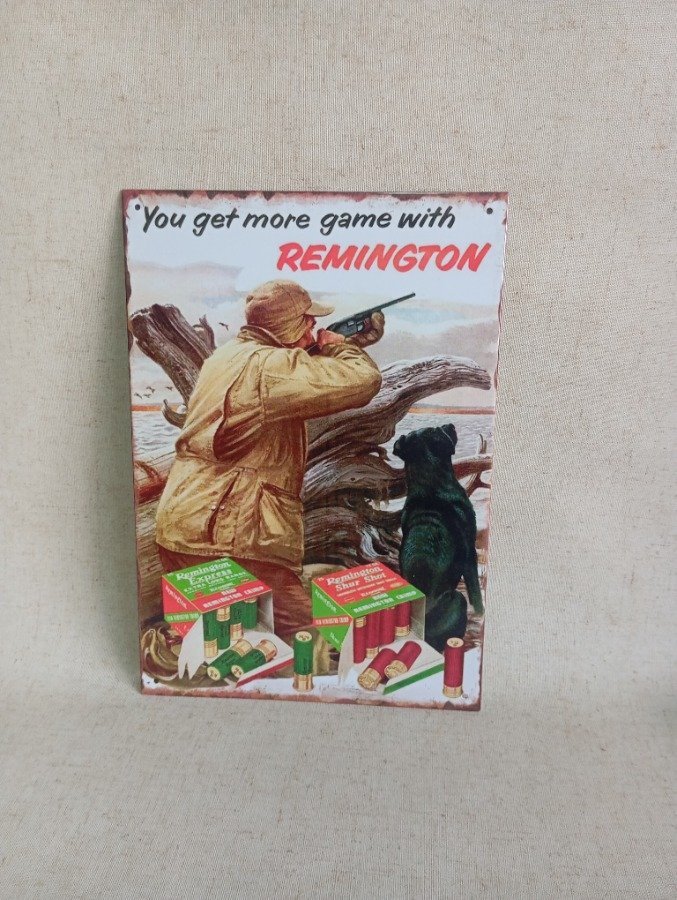 Chapa decorativa Remington de 19,5 x 28 cm - imagen 4