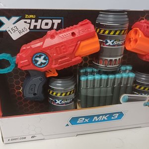 Pistolas X-Shot Mk3 X 2 Originales con 16 Dardos y Latas - imagen 5