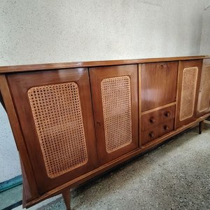 Bargueño Vintage con Puertas de Esterilla - imagen 4
