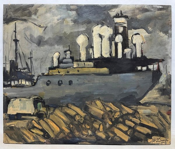 Lote anterior: Pintura de Manuel Lima "Puerto"