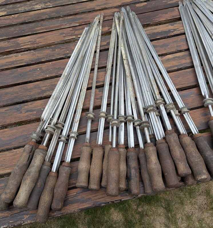 Pinchos para Parrilla con Mango en Madera - imagen 4