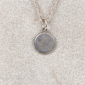 Cadena de Plata con Colgante Redondo "Espíritu Santo" - imagen 3