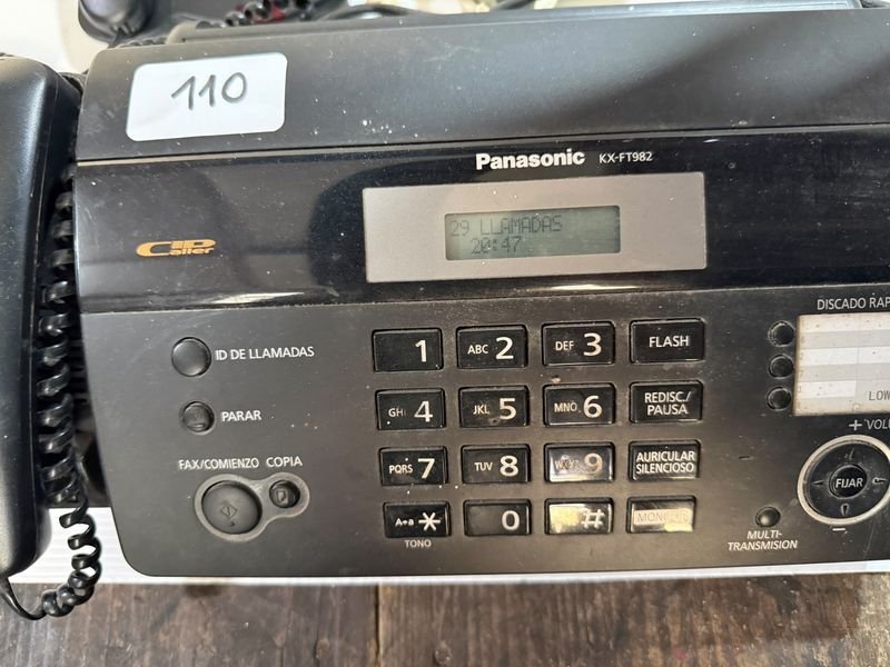 Lote de Teléfonos y Fax: Panasonic, Punktal y Eurocom